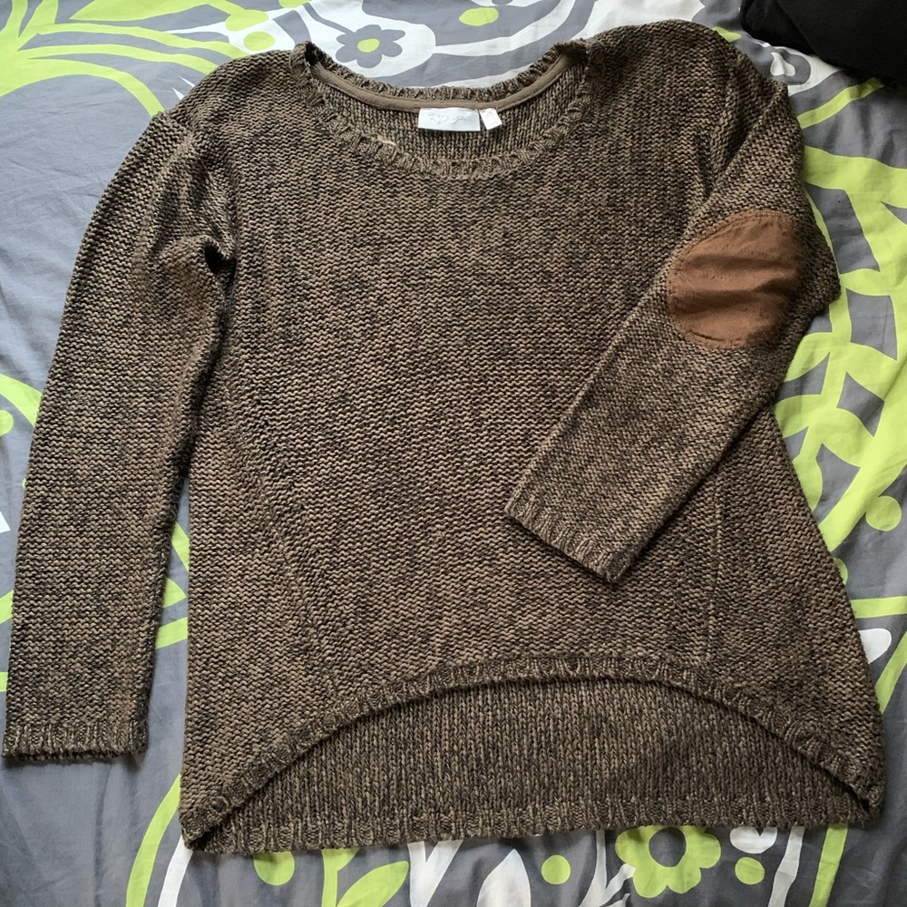 Women’s RD Style Hi-lo Sweater, Brown, S